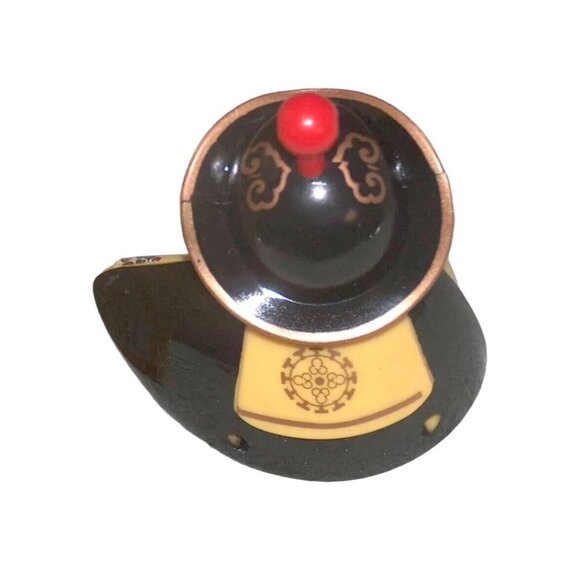 Iron-Key Culture 4" China Drama Face Stunt Doll Figure (chuan chuan) Yellow Dres - Picture 2 of 6